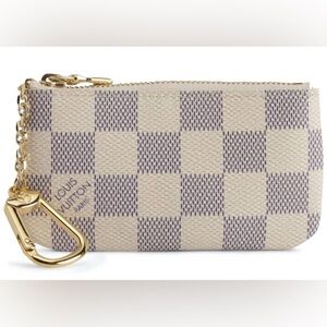 Louis Vuitton LV Damier Azur Key Pouch - Discontinued